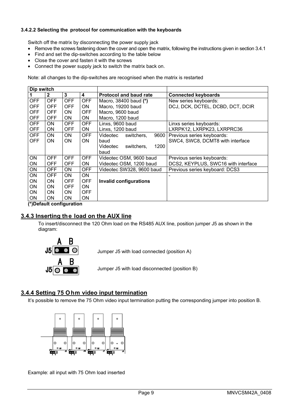 Videotec SM82A User Manual | Page 47 / 142