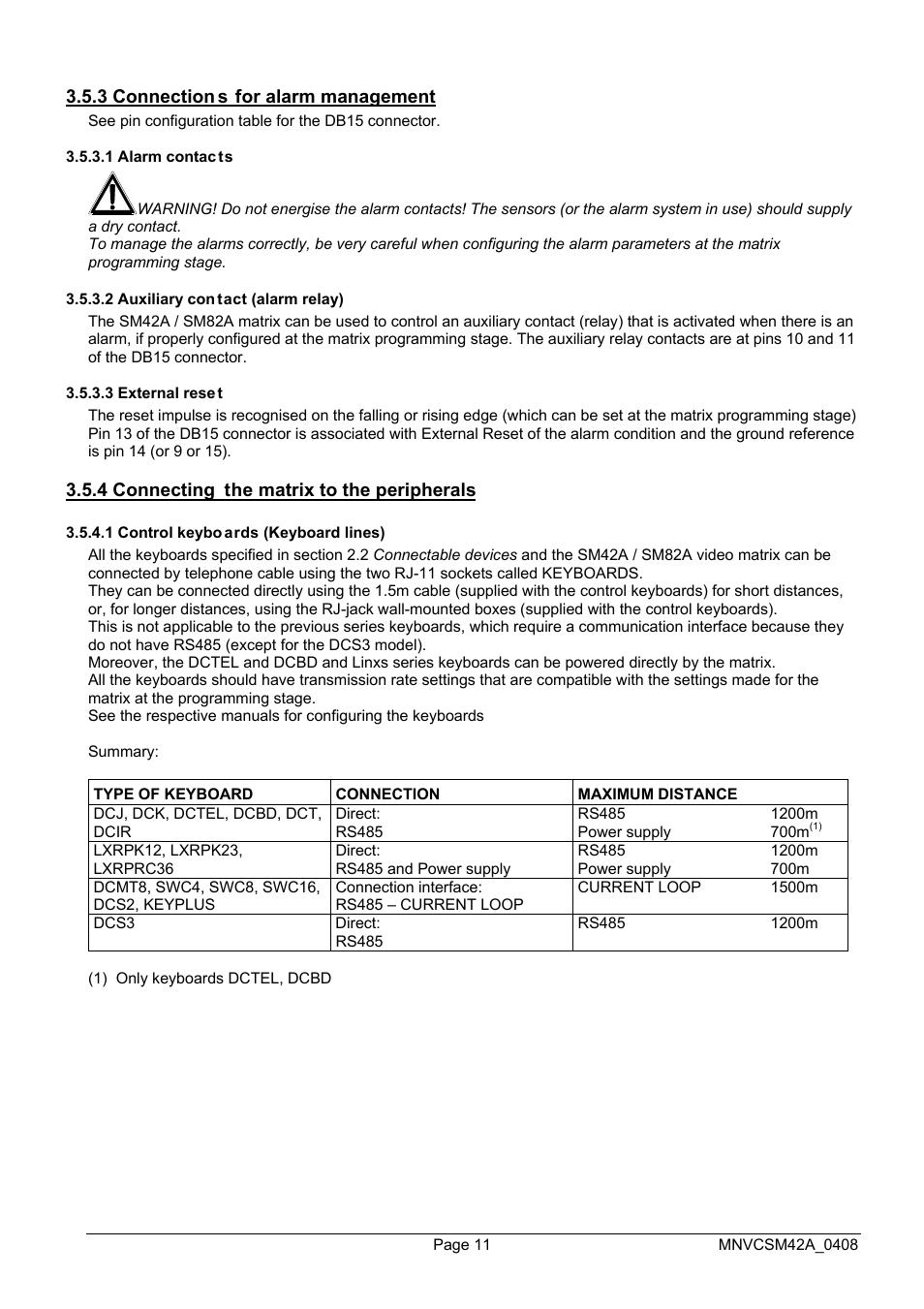 Videotec SM82A User Manual | Page 49 / 142