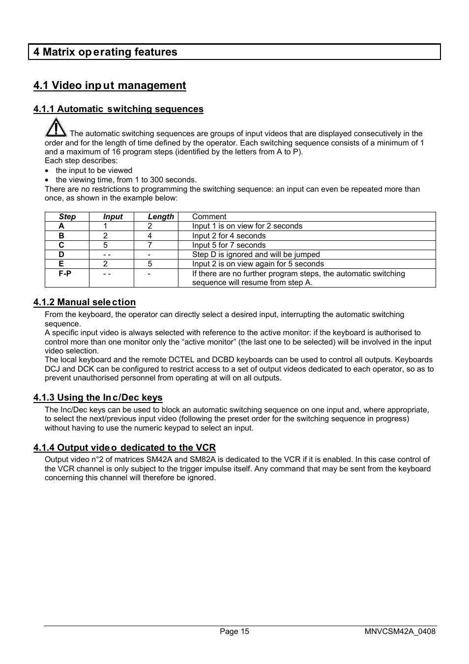 Videotec SM82A User Manual | Page 53 / 142