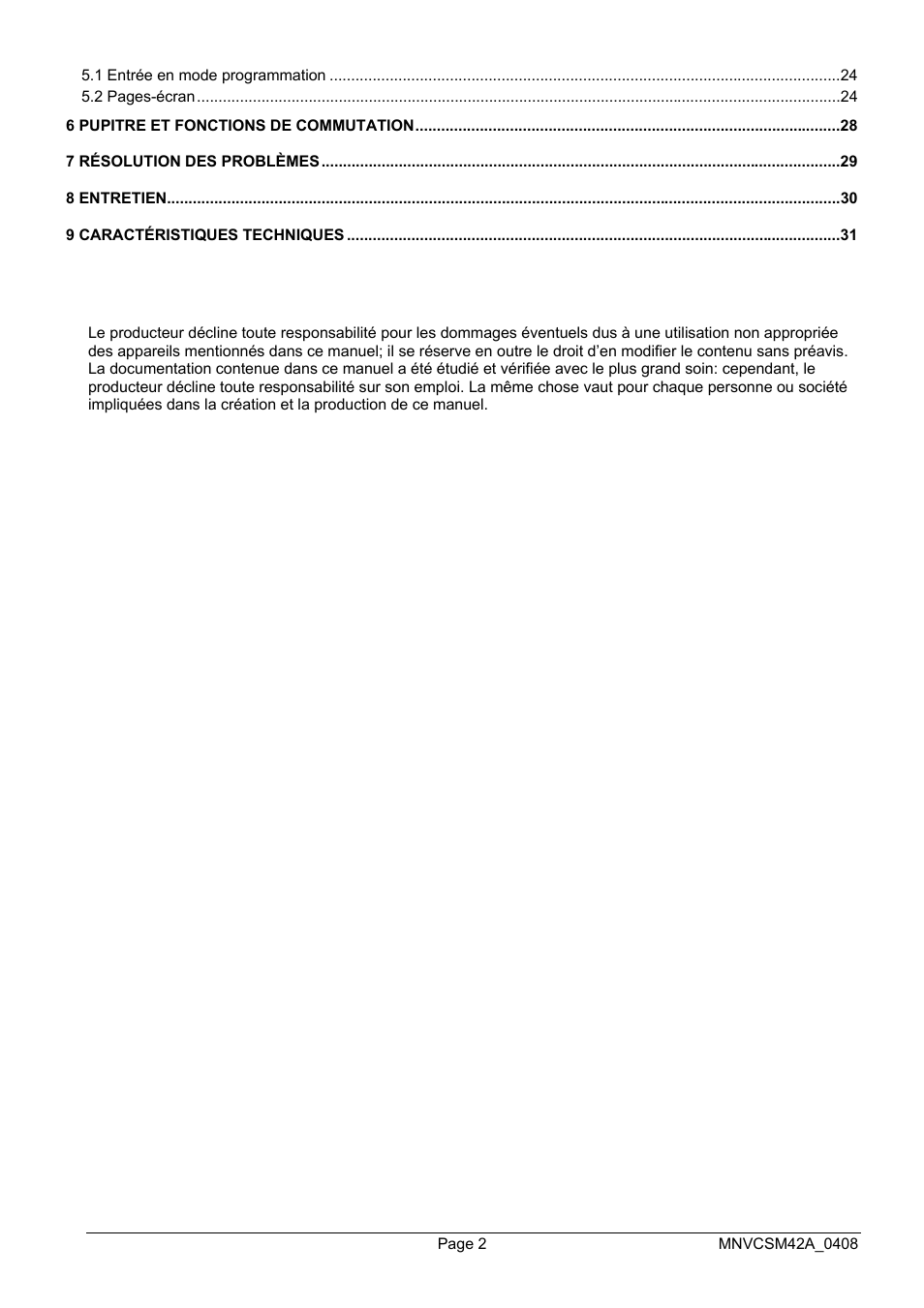 Videotec SM82A User Manual | Page 74 / 142