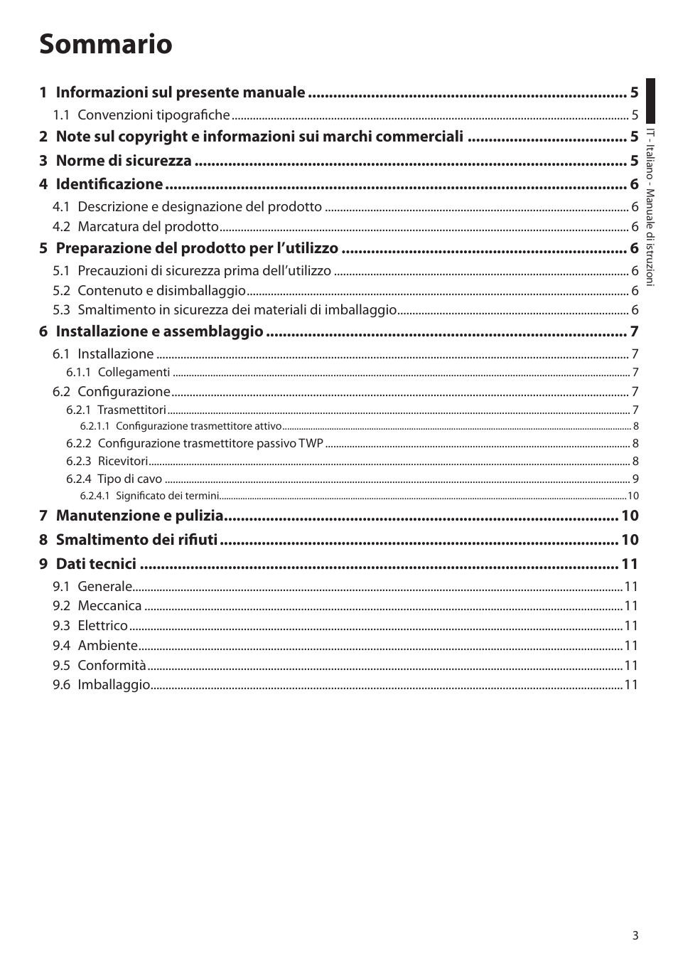 Videotec TW Serie User Manual | Page 17 / 52