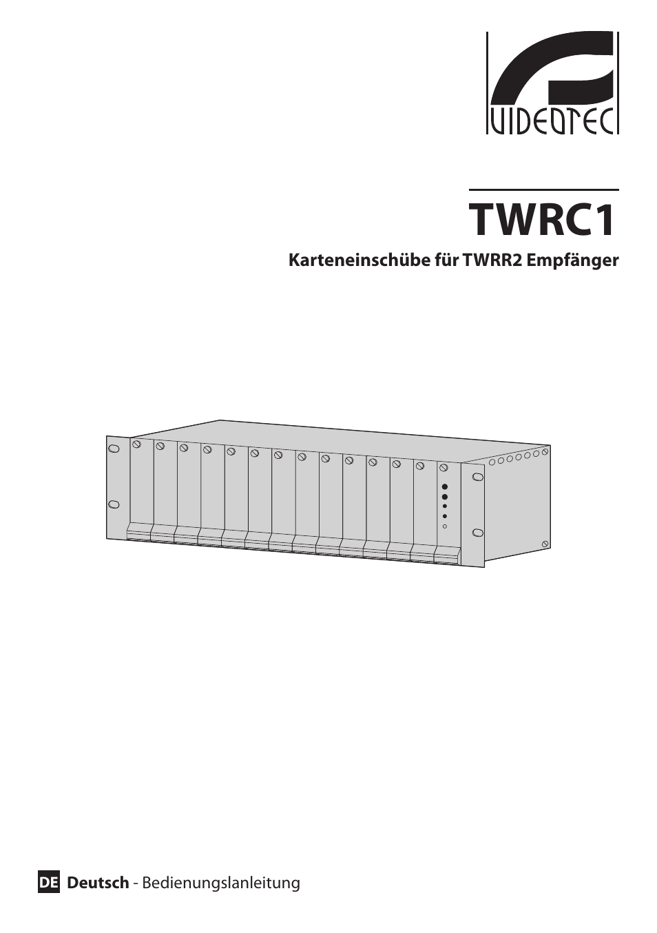 Deutsch, Twrc1 | Videotec TWRC1 User Manual | Page 15 / 20