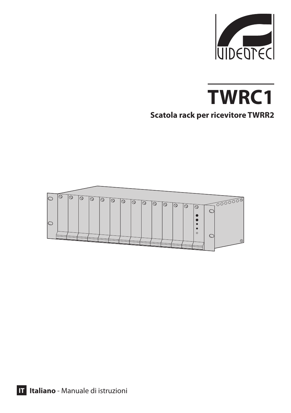 Italiano, Twrc1 | Videotec TWRC1 User Manual | Page 7 / 20