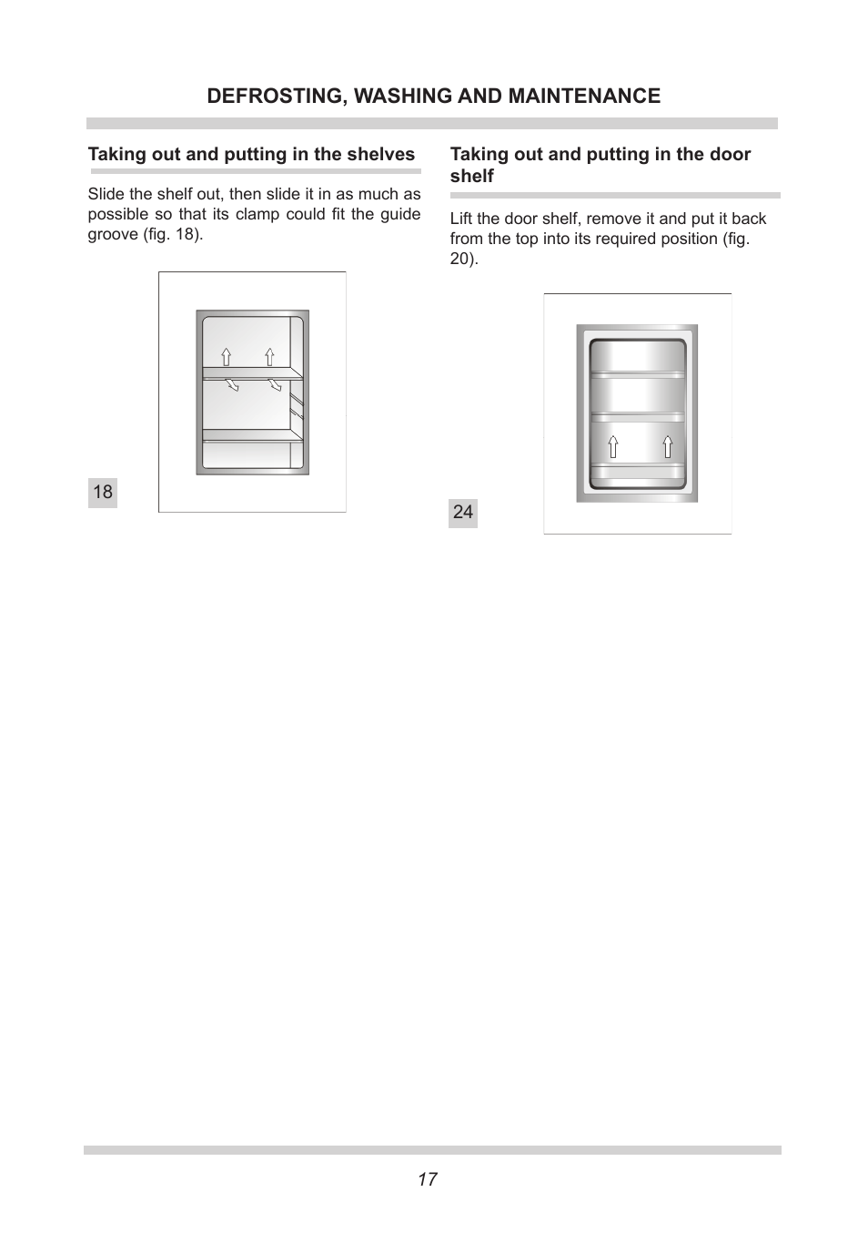 AMICA Built-in refrigerators BK309.3 EN User Manual | Page 17 / 24