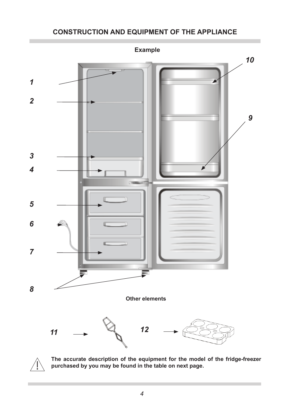 AMICA Built-in refrigerators BK309.3 EN User Manual | Page 4 / 24