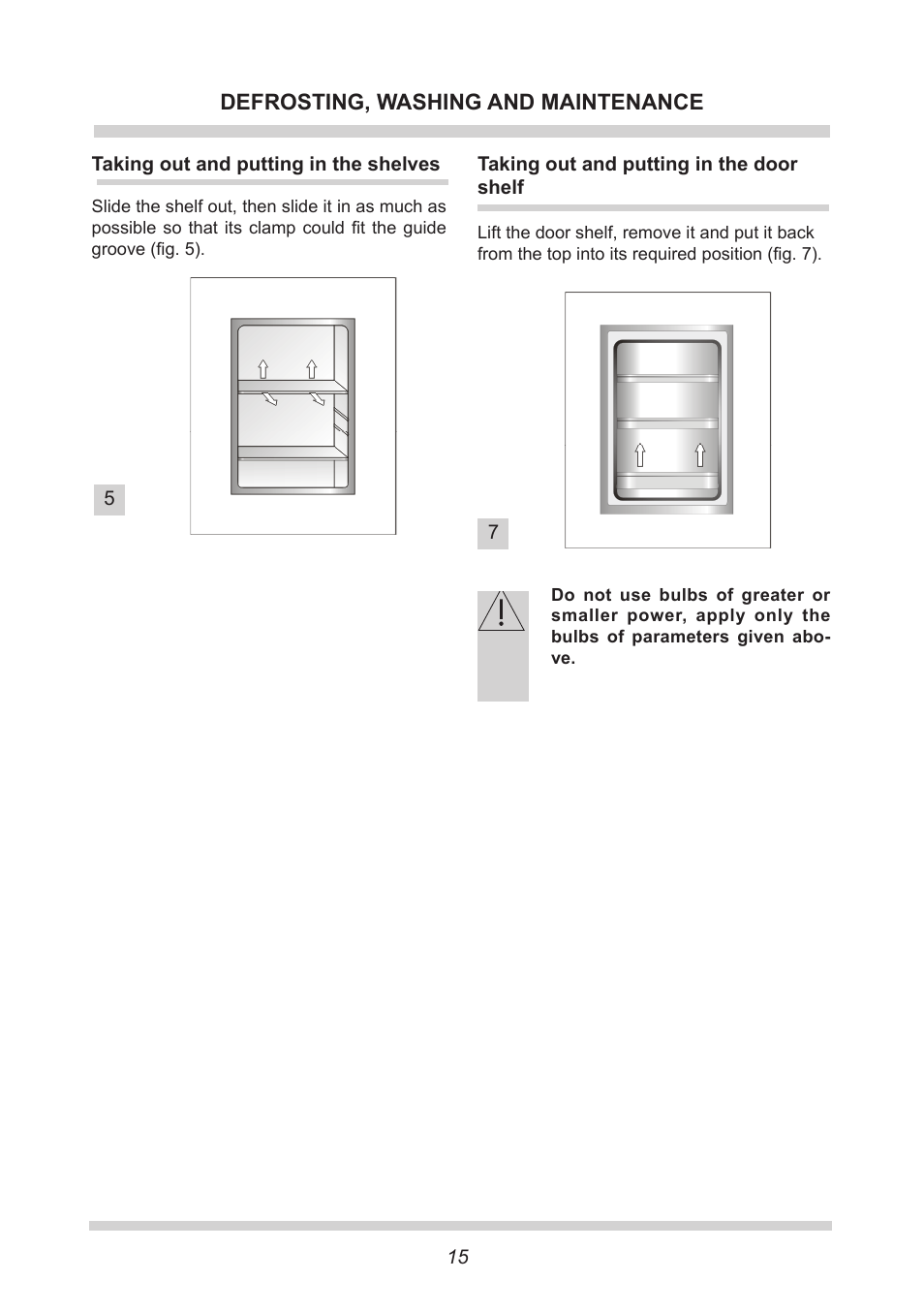 AMICA Built-in refrigerators BC271.3 EN User Manual | Page 15 / 20