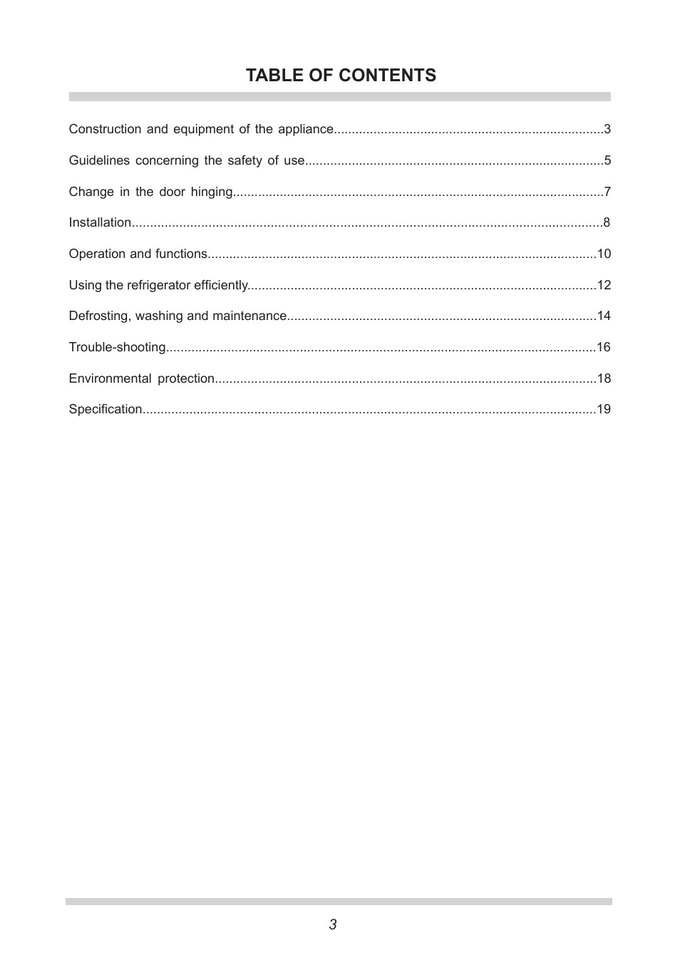 AMICA Built-in refrigerators BC271.3 EN User Manual | Page 3 / 20
