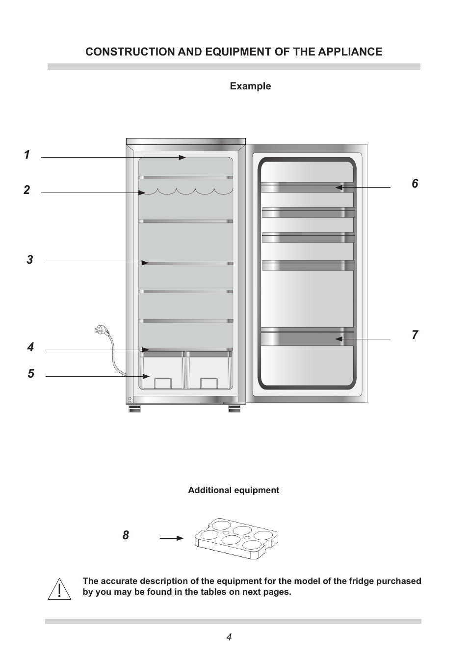 AMICA Built-in refrigerators BC271.3 EN User Manual | Page 4 / 20