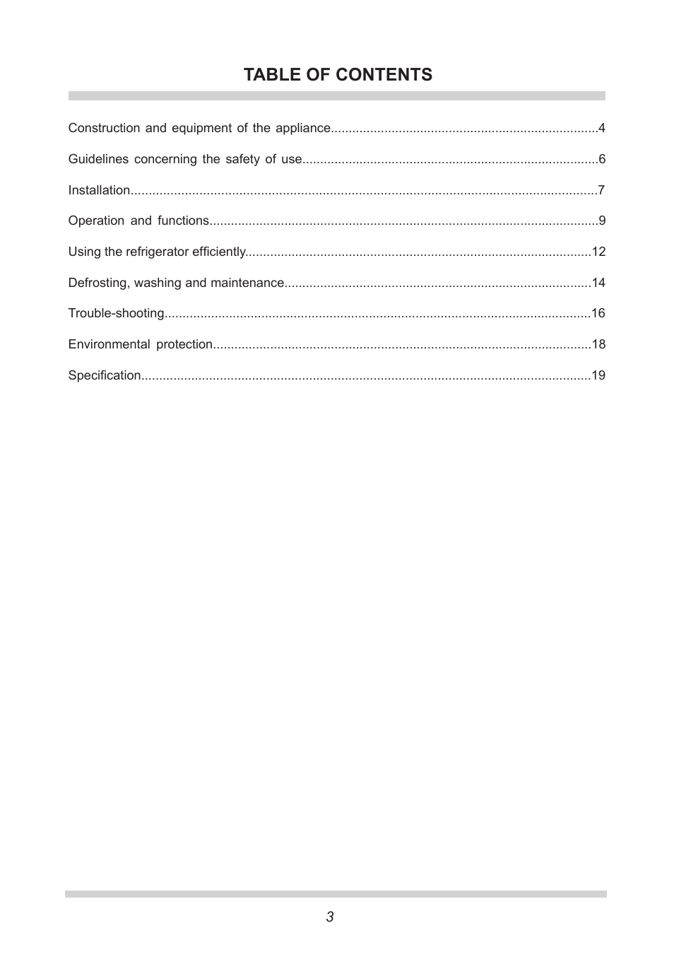 AMICA Built-in refrigerators UC150.3 EN User Manual | Page 3 / 20