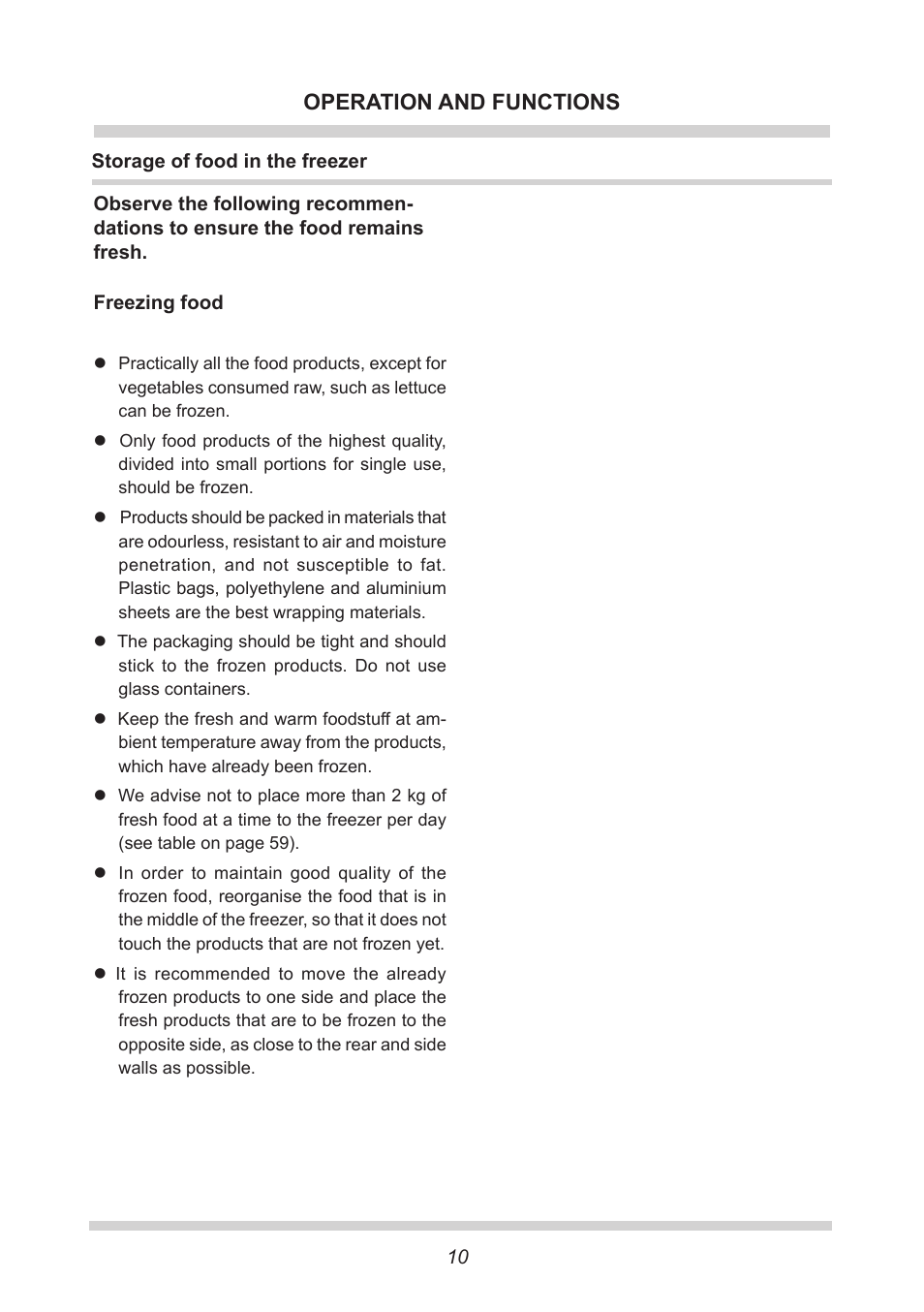 AMICA Built-in refrigerators BZ221.3 EN User Manual | Page 10 / 20
