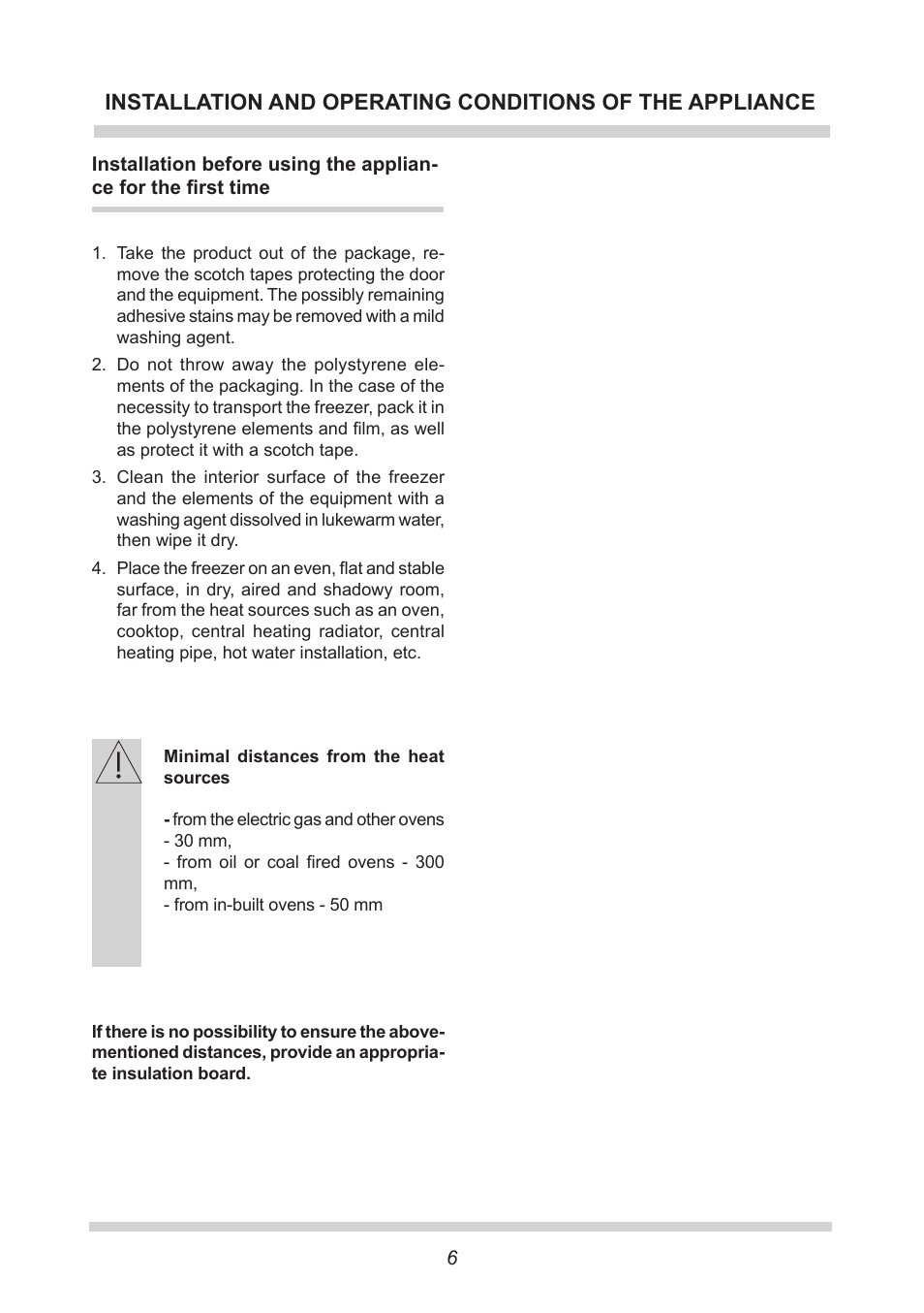 AMICA Built-in refrigerators BZ221.3 EN User Manual | Page 6 / 20