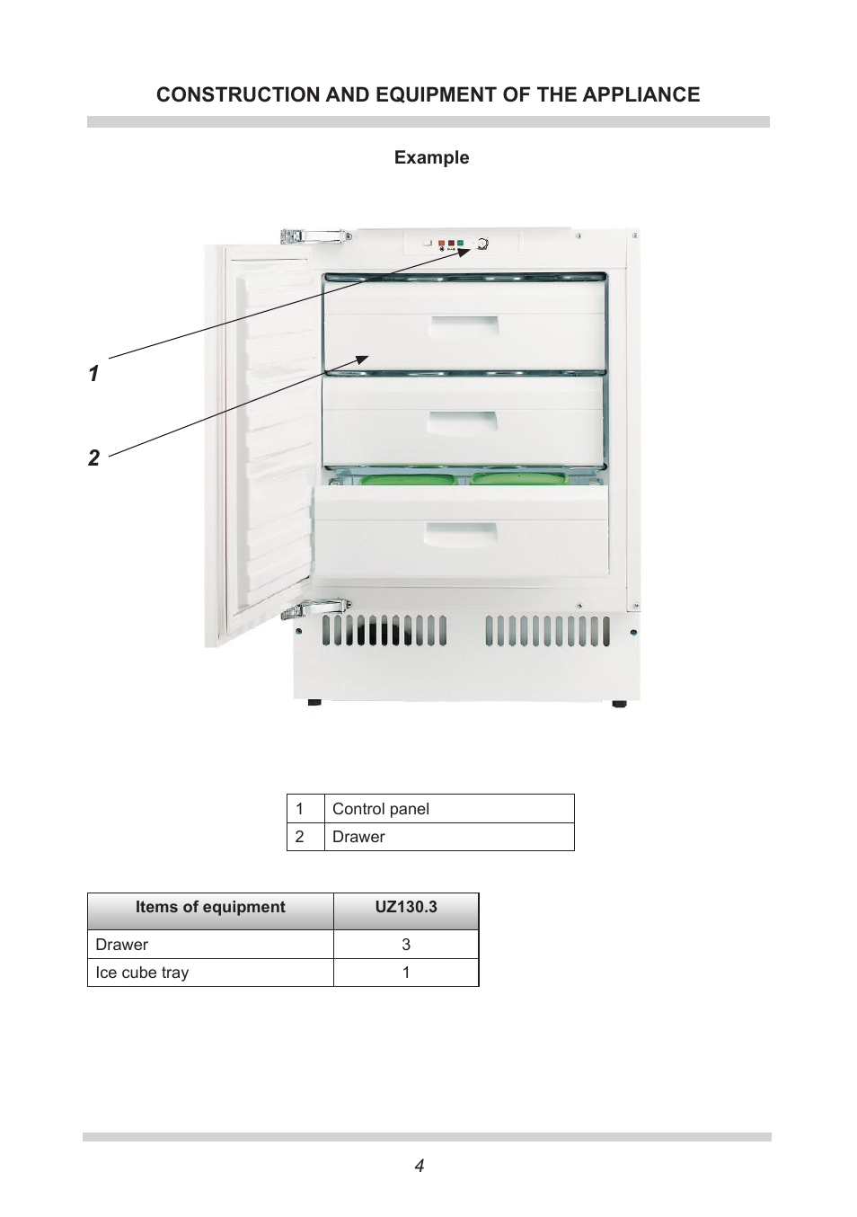 AMICA Built-in refrigerators UZ130.3 EN User Manual | Page 4 / 20
