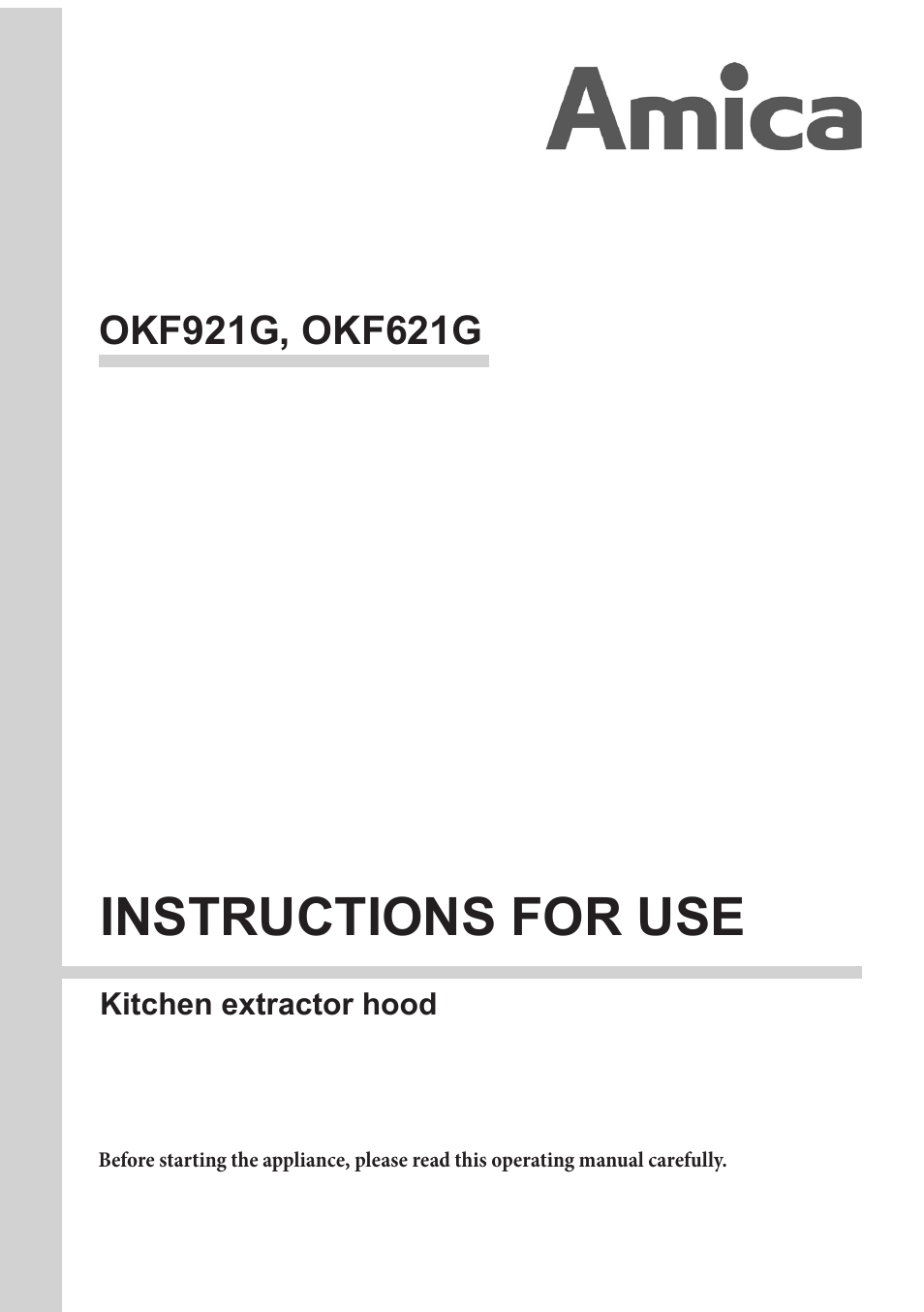 AMICA OKF621G EN User Manual | 16 pages