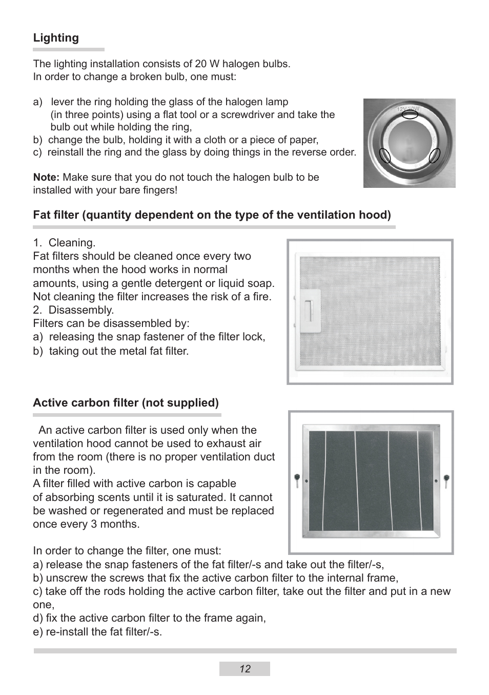 AMICA OKF621G EN User Manual | Page 12 / 16