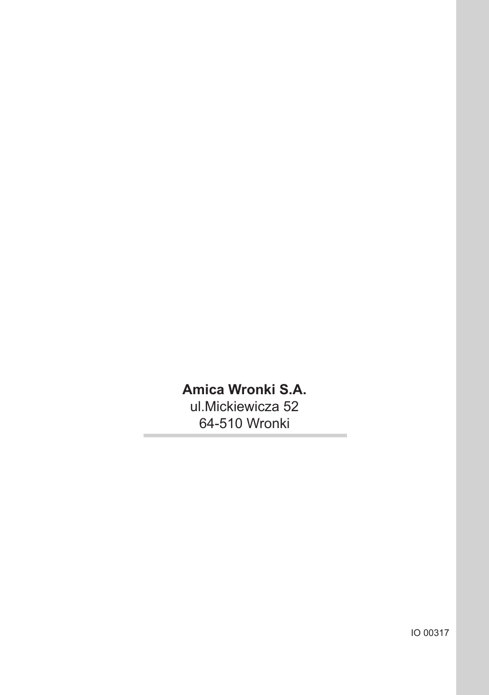 AMICA OKF621G EN User Manual | Page 16 / 16