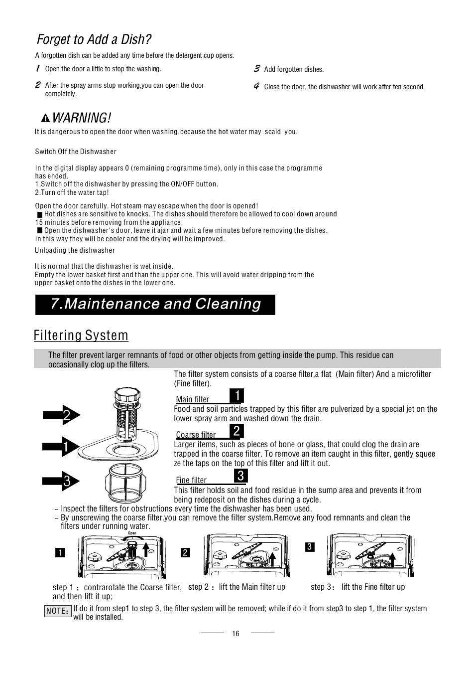 Filtering system | AMICA ZIM427 EN User Manual | Page 18 / 29