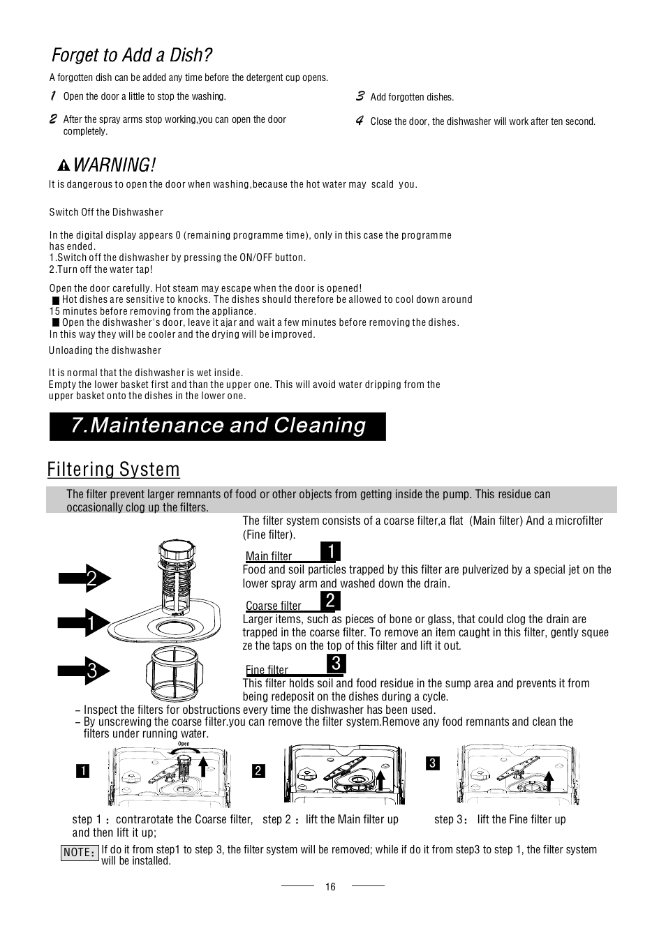 Filtering system | AMICA ZIM627 EN User Manual | Page 18 / 29