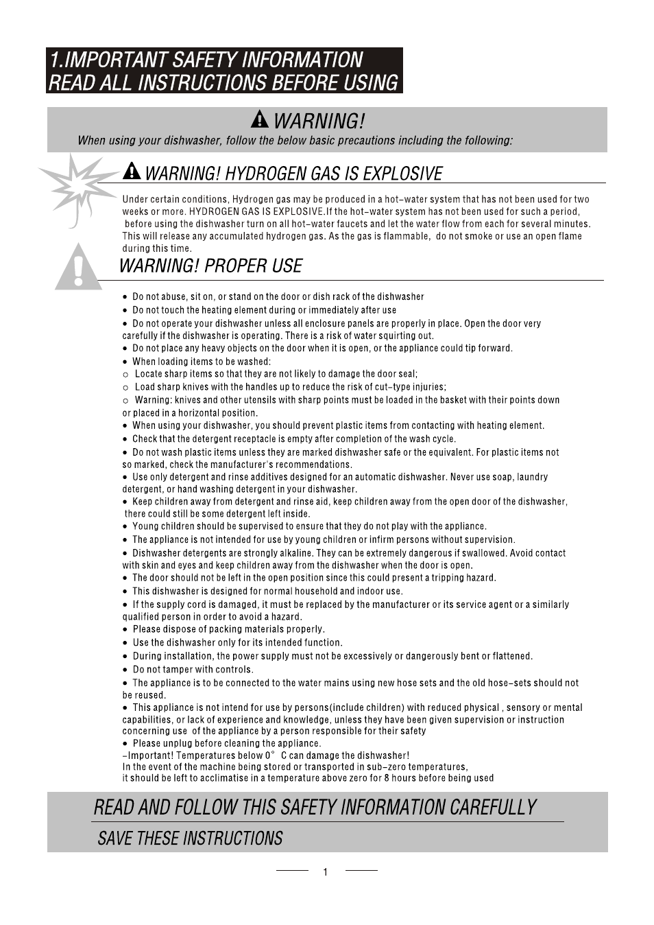 AMICA ZWM 616 W EN User Manual | Page 3 / 26