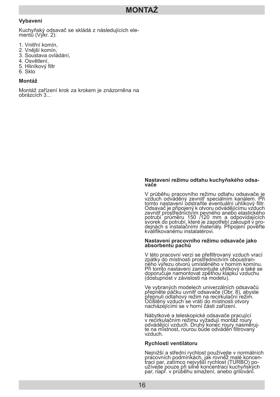 Montaż | AMICA KH 17212 E DE User Manual | Page 16 / 42