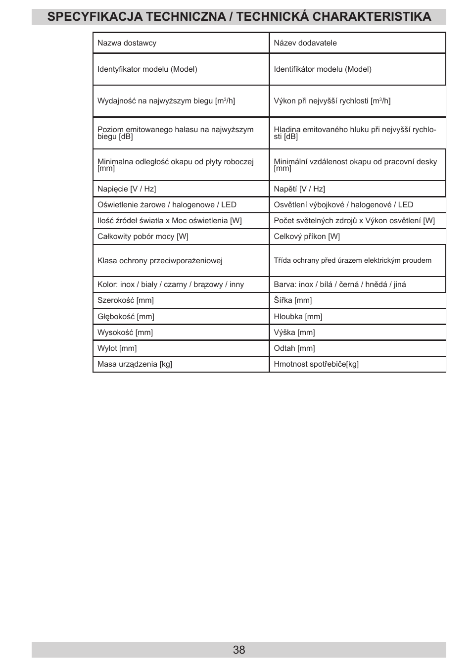 AMICA KH 17212 E DE User Manual | Page 38 / 42