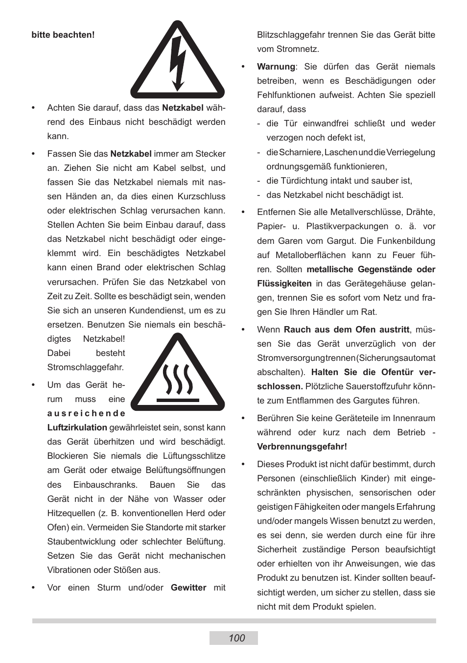 AMICA EMW 13180 E DE User Manual | Page 100 / 116