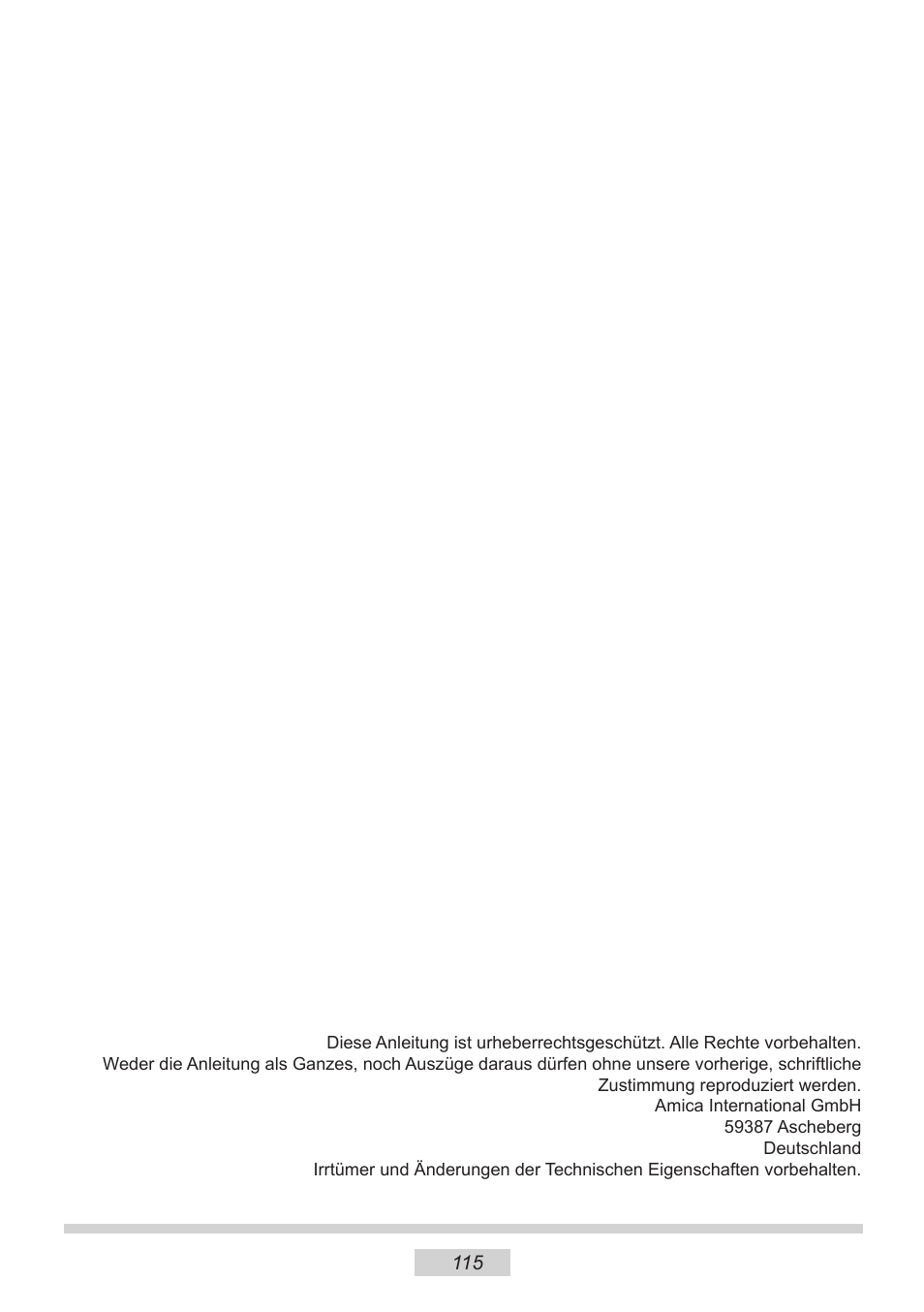 AMICA EMW 13180 E DE User Manual | Page 115 / 116