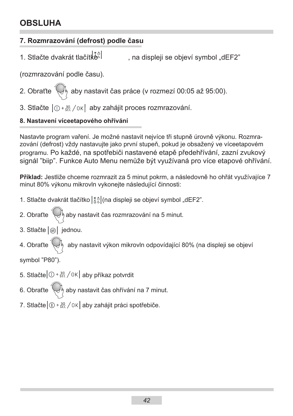 Obsluha | AMICA EMW 13180 E DE User Manual | Page 42 / 116