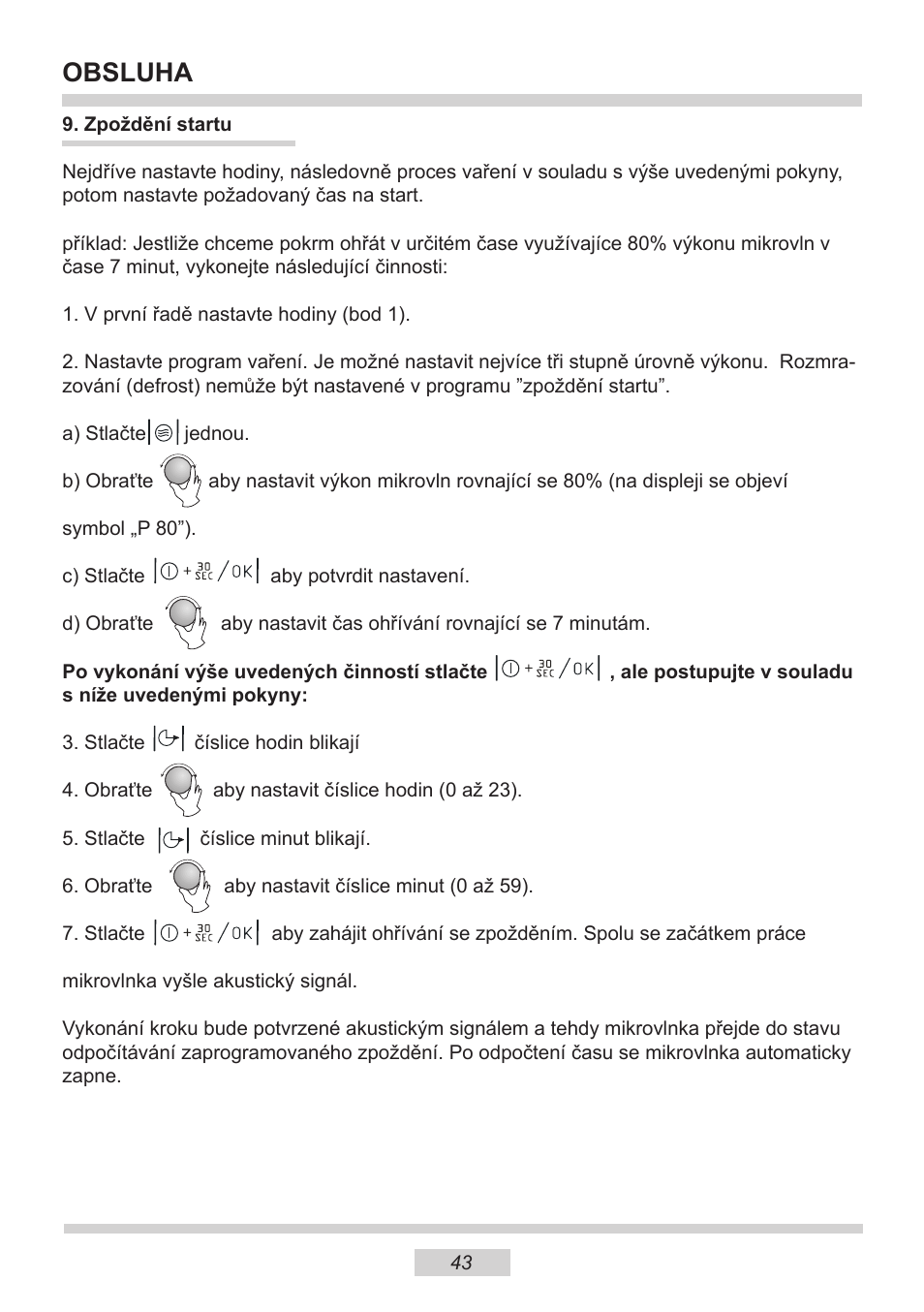Obsluha | AMICA EMW 13180 E DE User Manual | Page 43 / 116