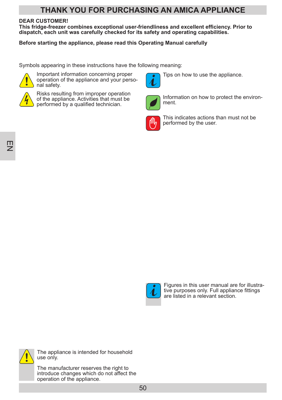 AMICA EKS 16181 DE User Manual | Page 50 / 92