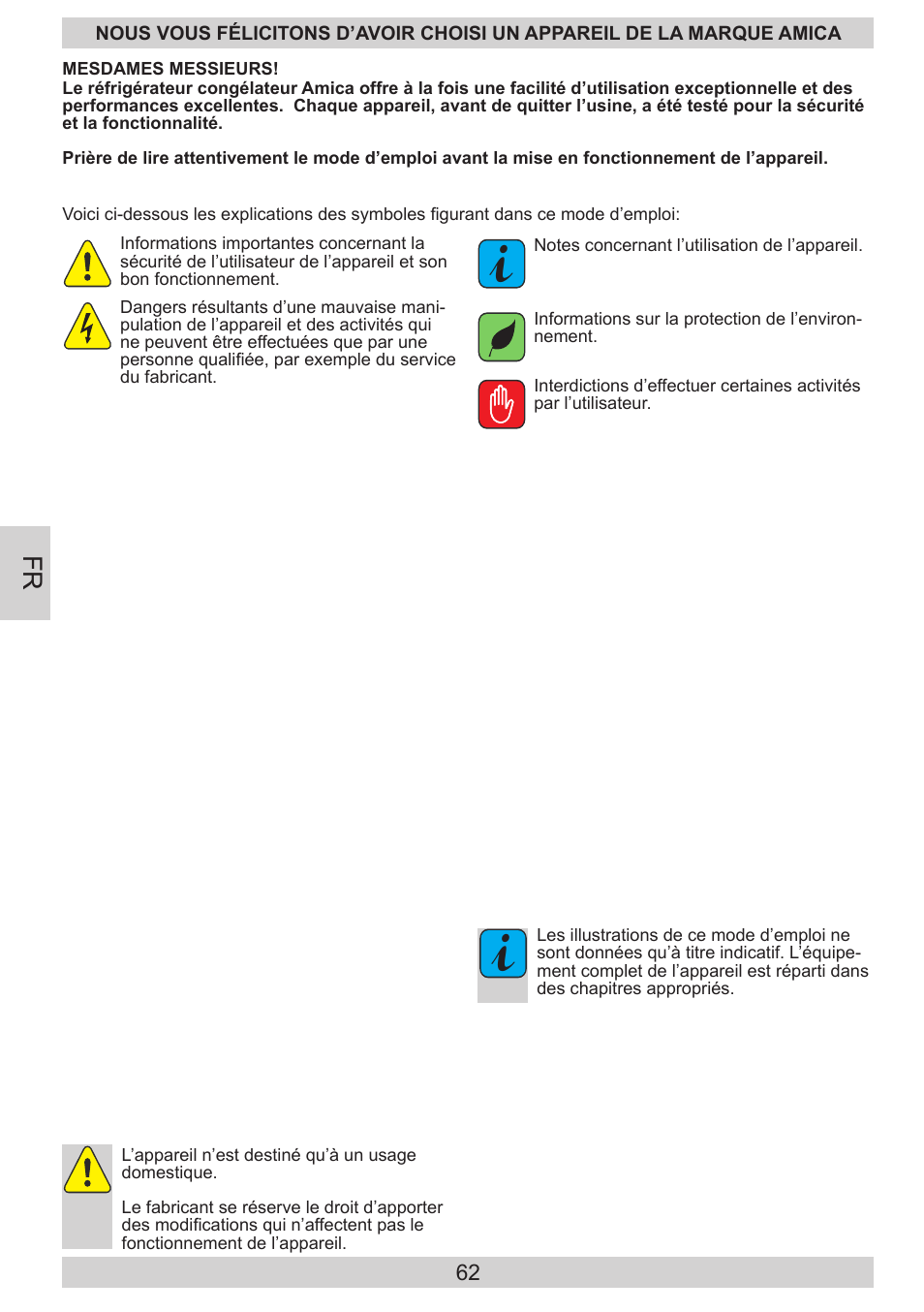 AMICA EVKS 16172 DE User Manual | Page 62 / 94