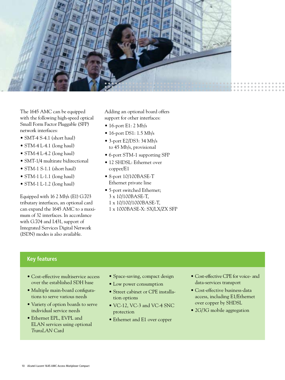 Alcatel-Lucent 1645 AMC User Manual | Page 10 / 12