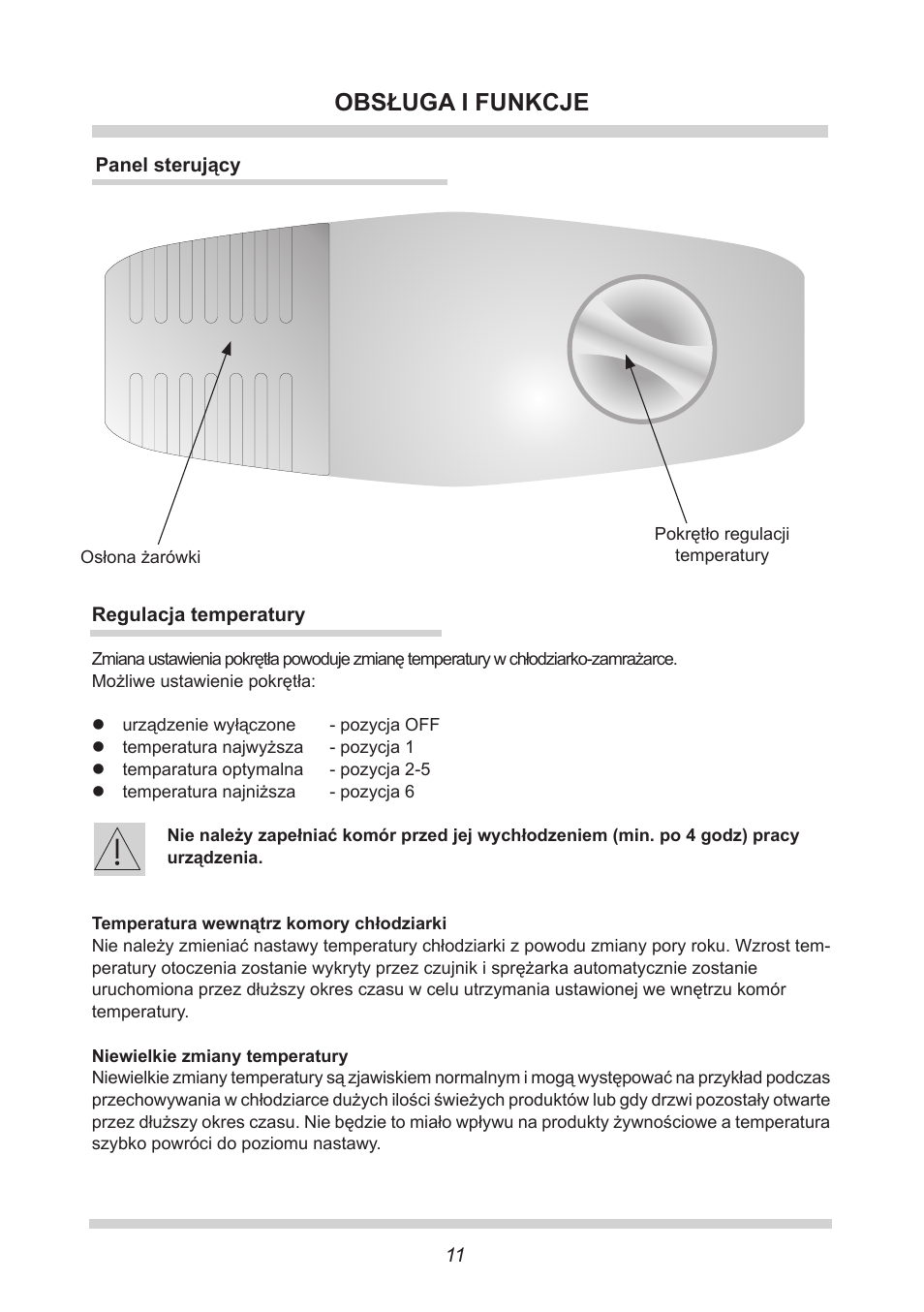 Obsługa i funkcje | AMICA EKS 16161 DE User Manual | Page 11 / 172