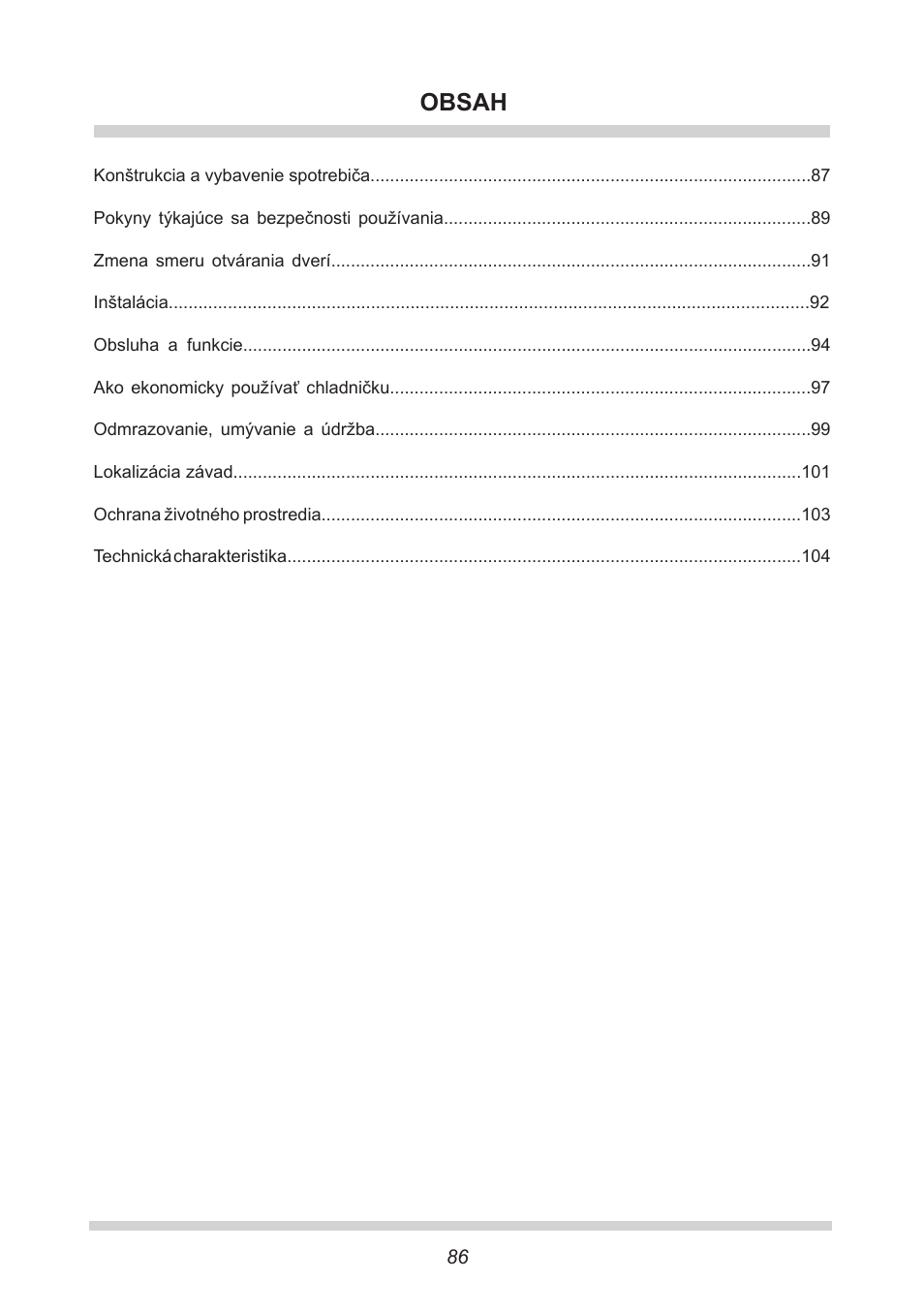 AMICA EKS 16161 DE User Manual | Page 86 / 172