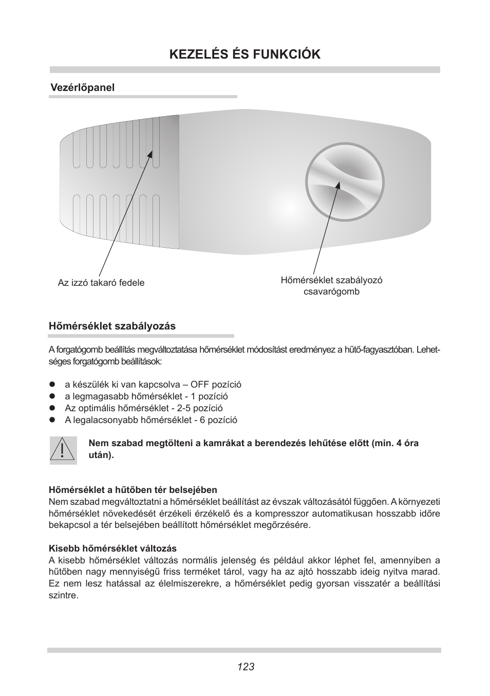 Kezelés és funkciók | AMICA UVKS 16149 DE User Manual | Page 123 / 156