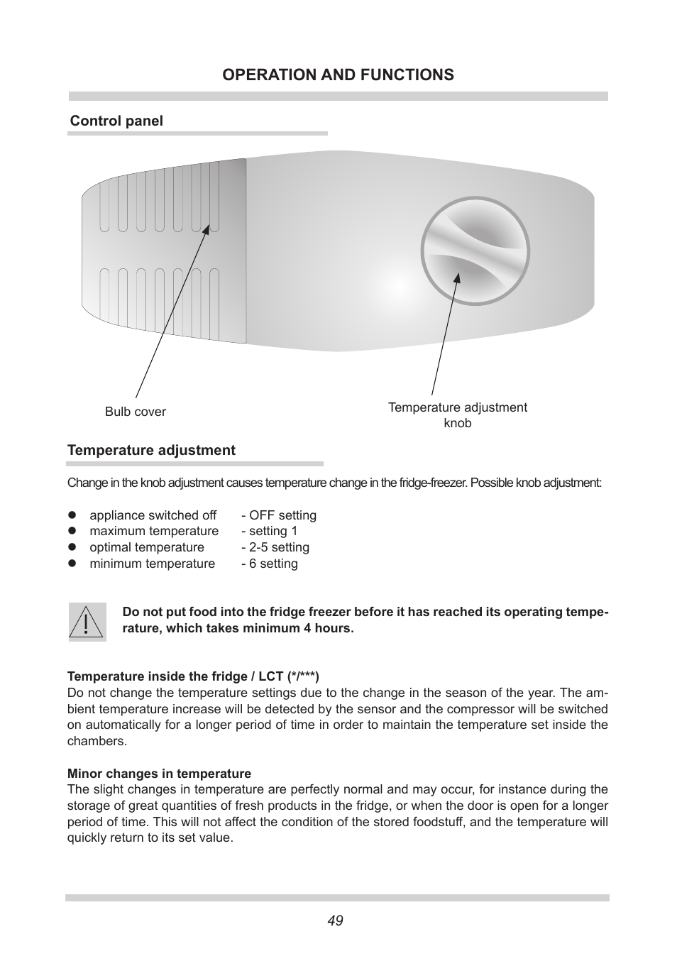 Operation and functions | AMICA UKS 16147 DE User Manual | Page 49 / 164