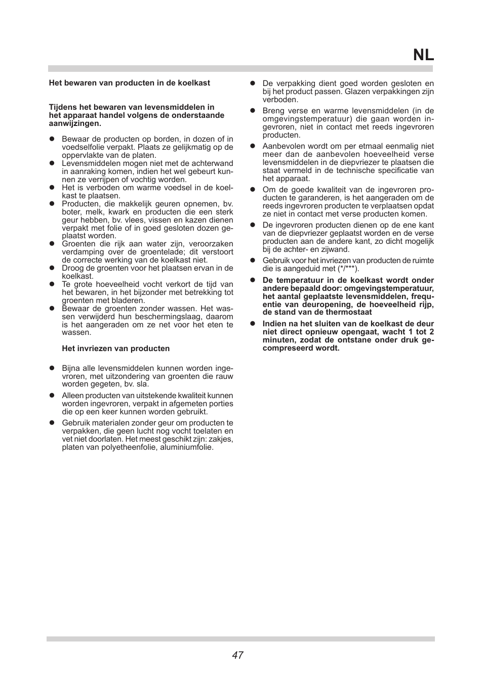 AMICA KS 15423 W DE User Manual | Page 47 / 64