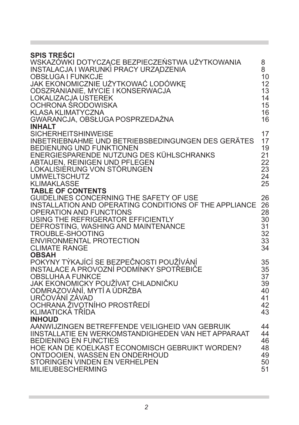 AMICA VKS 15422 W DE User Manual | Page 2 / 64
