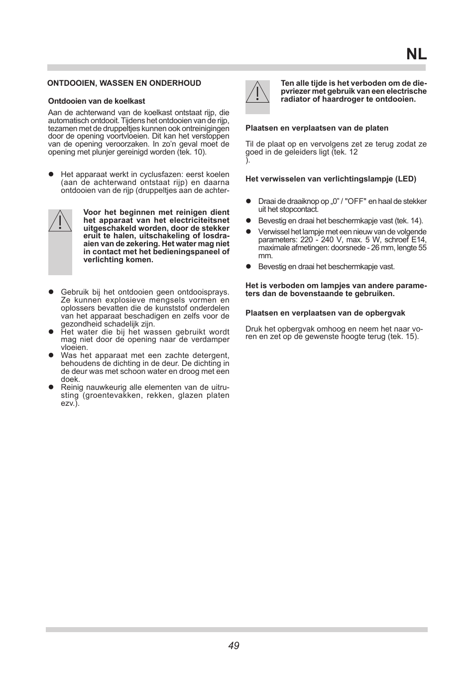 AMICA VKS 15422 W DE User Manual | Page 49 / 64