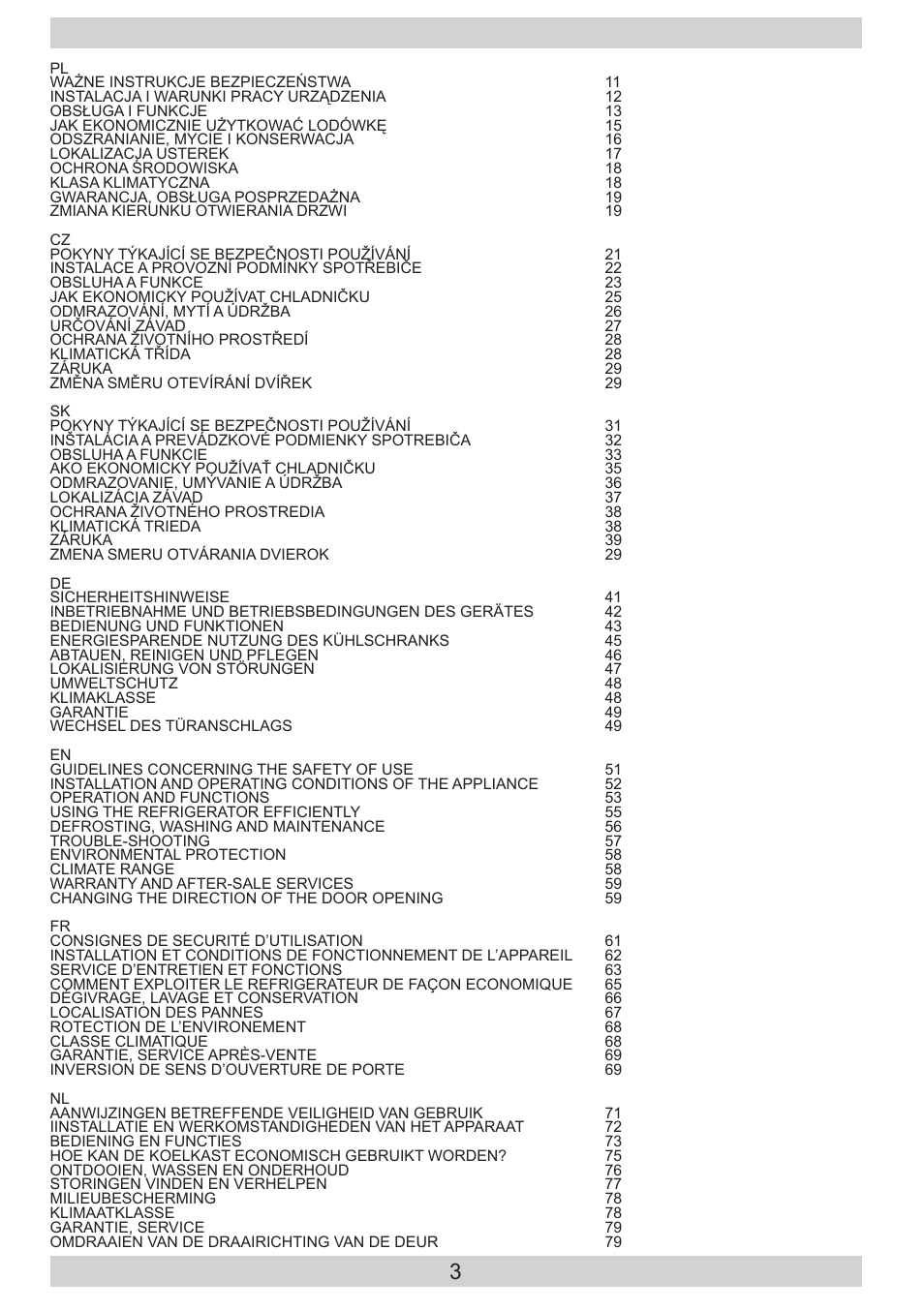 AMICA EGS 16183 DE User Manual | Page 3 / 92