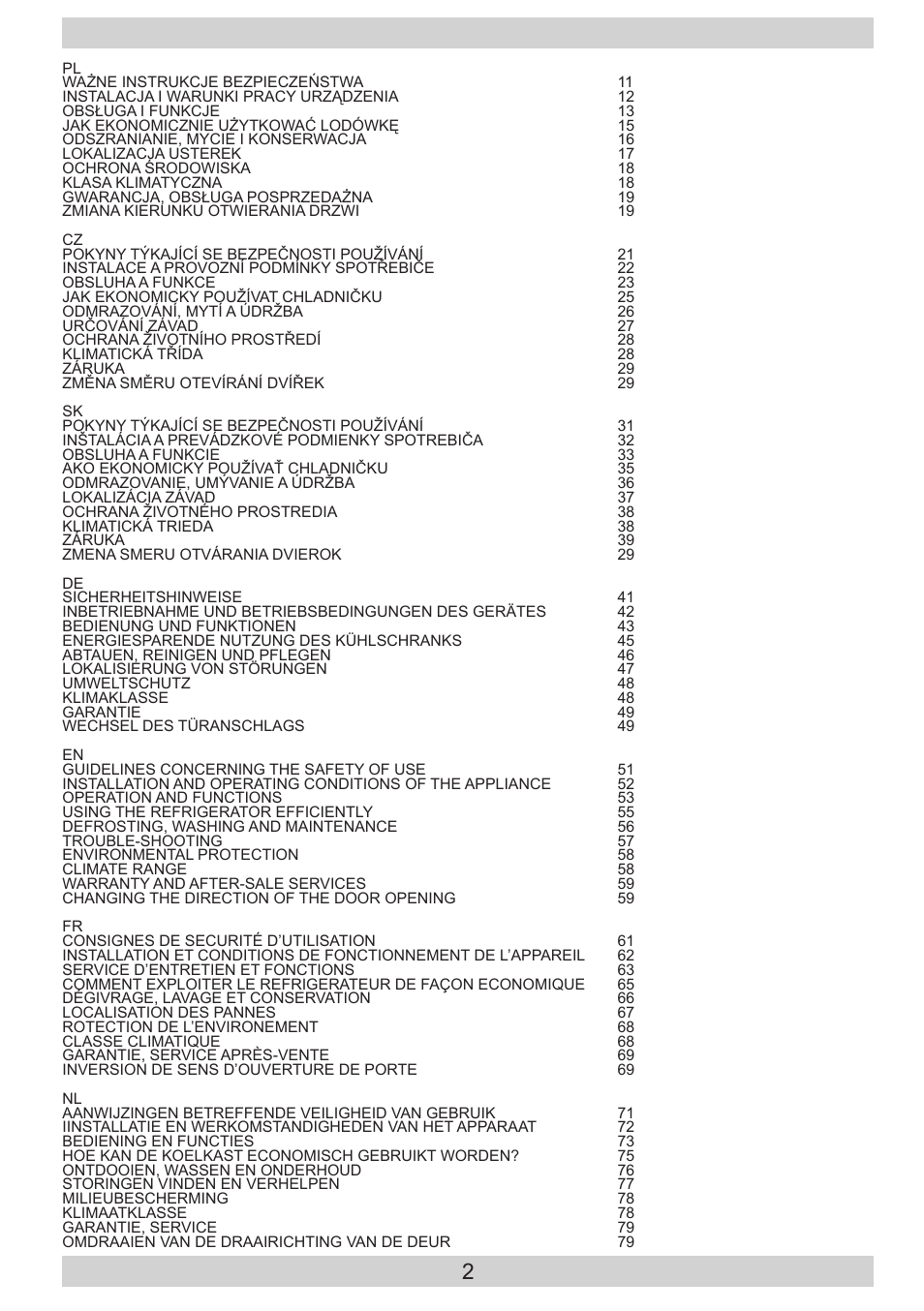 AMICA EGS 16173 DE User Manual | Page 2 / 92