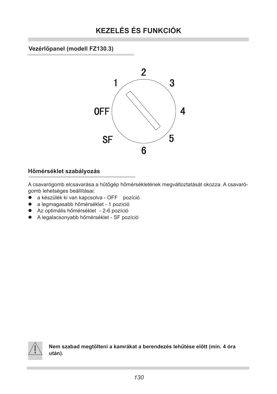 Kezelés és funkciók | AMICA EGS 16163 DE User Manual | Page 130 / 164