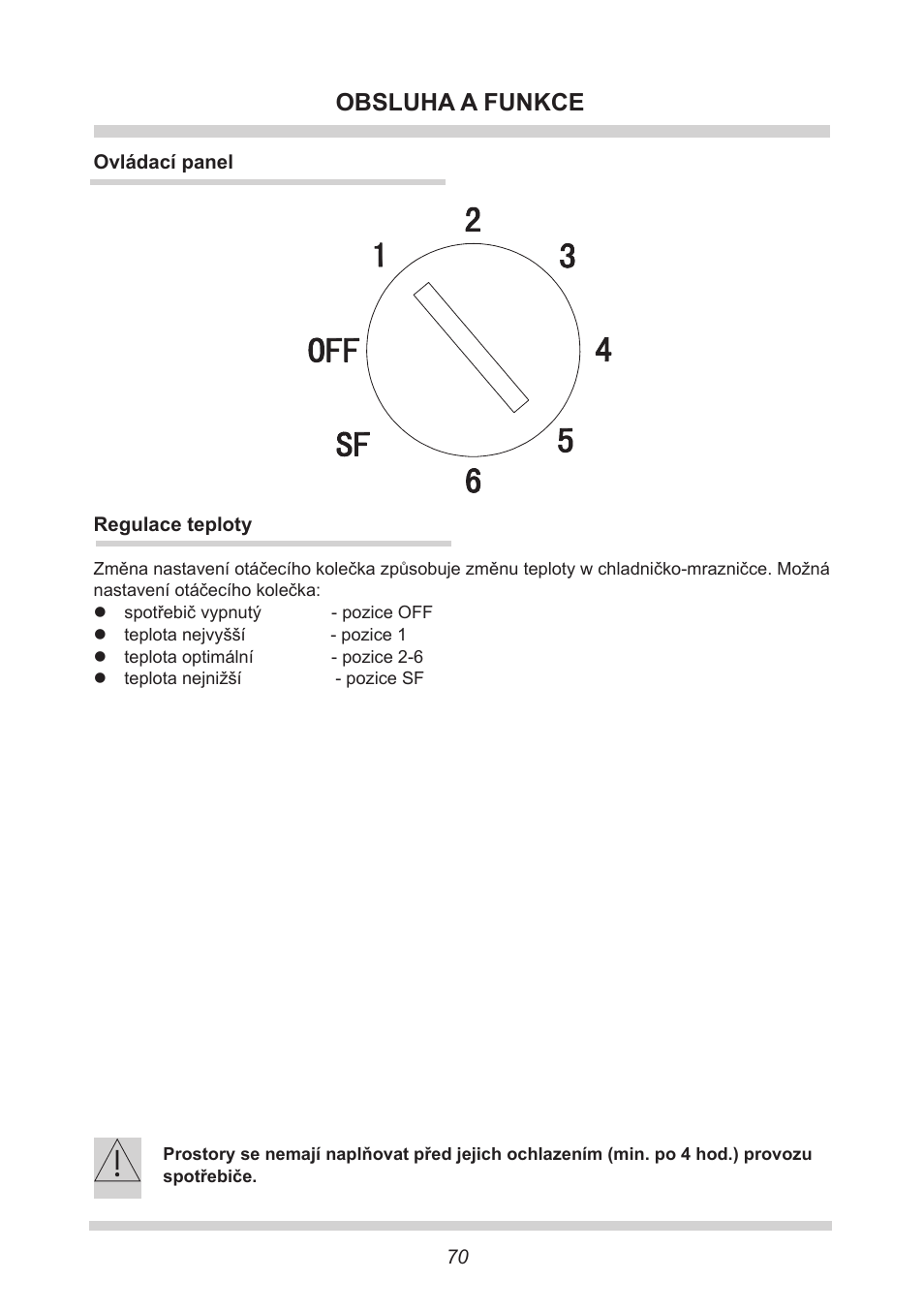 Obsluha a funkce | AMICA EGS 16163 DE User Manual | Page 70 / 164