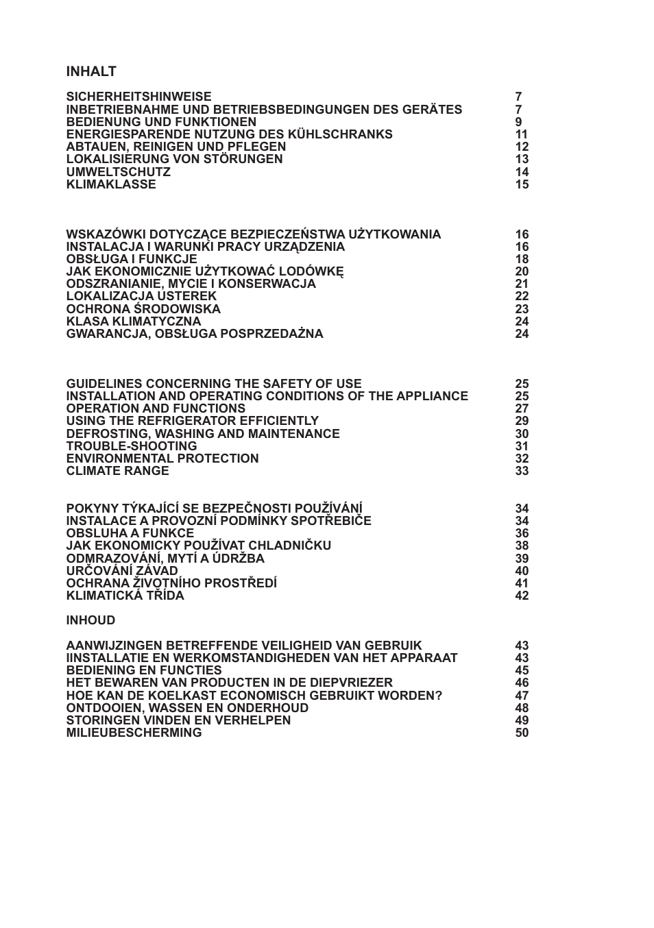 AMICA GS 15424 W DE User Manual | Page 2 / 60