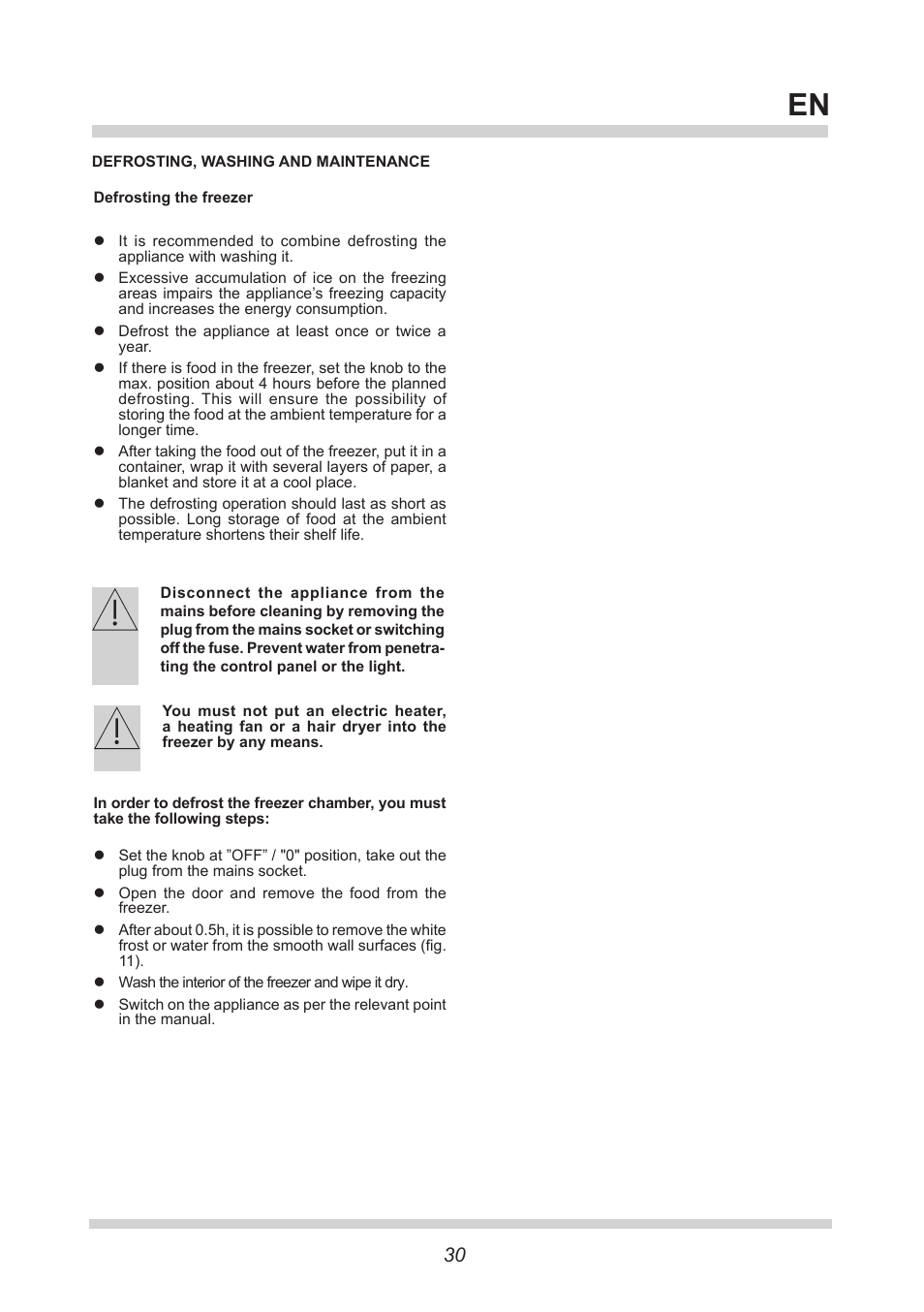 AMICA GS 15424 W DE User Manual | Page 30 / 60
