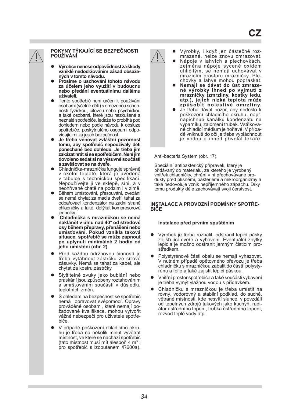 AMICA GS 15424 W DE User Manual | Page 34 / 60