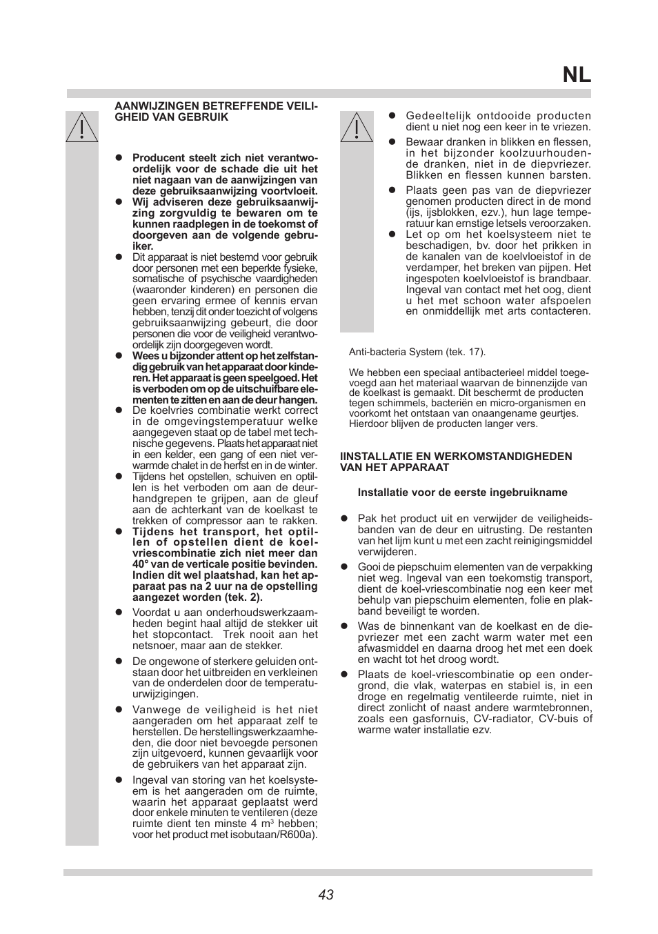 AMICA GS 15424 W DE User Manual | Page 43 / 60