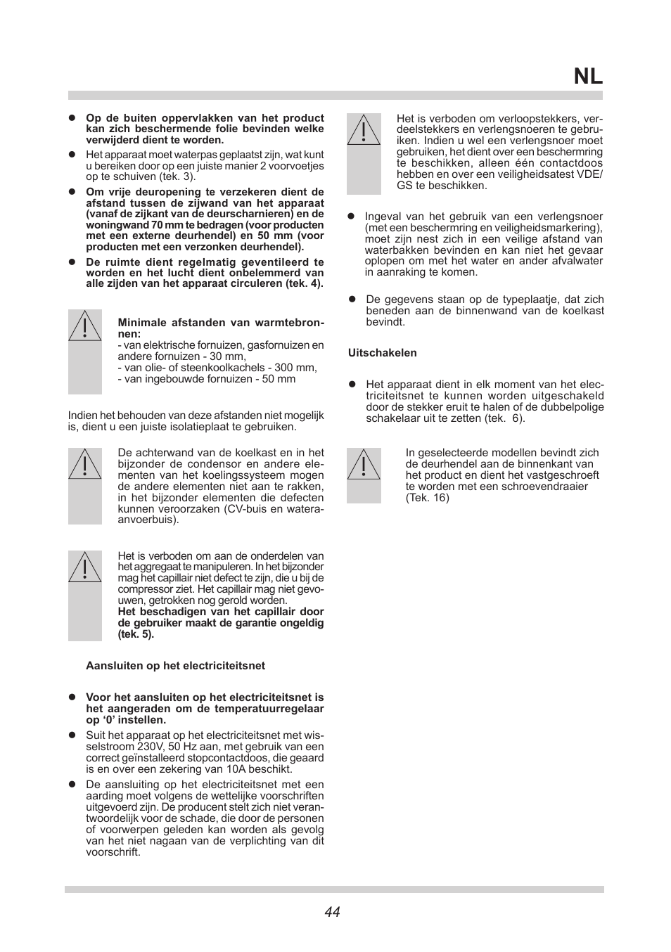 AMICA GS 15424 W DE User Manual | Page 44 / 60