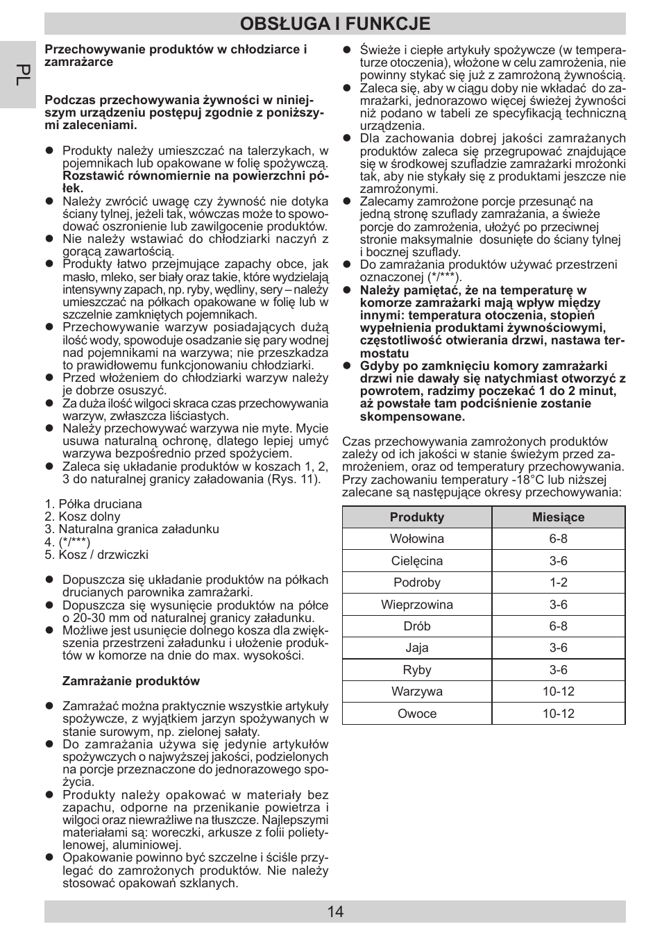 Obsługa i funkcje | AMICA EKGC 16187 DE User Manual | Page 14 / 84