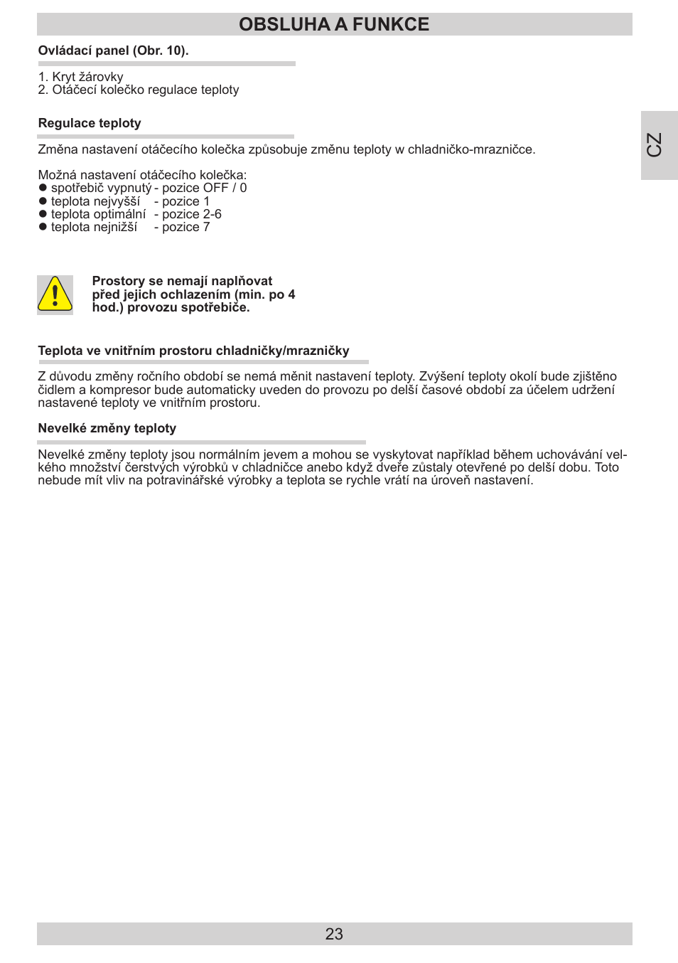 Obsluha a funkce | AMICA EKGC 16187 DE User Manual | Page 23 / 84