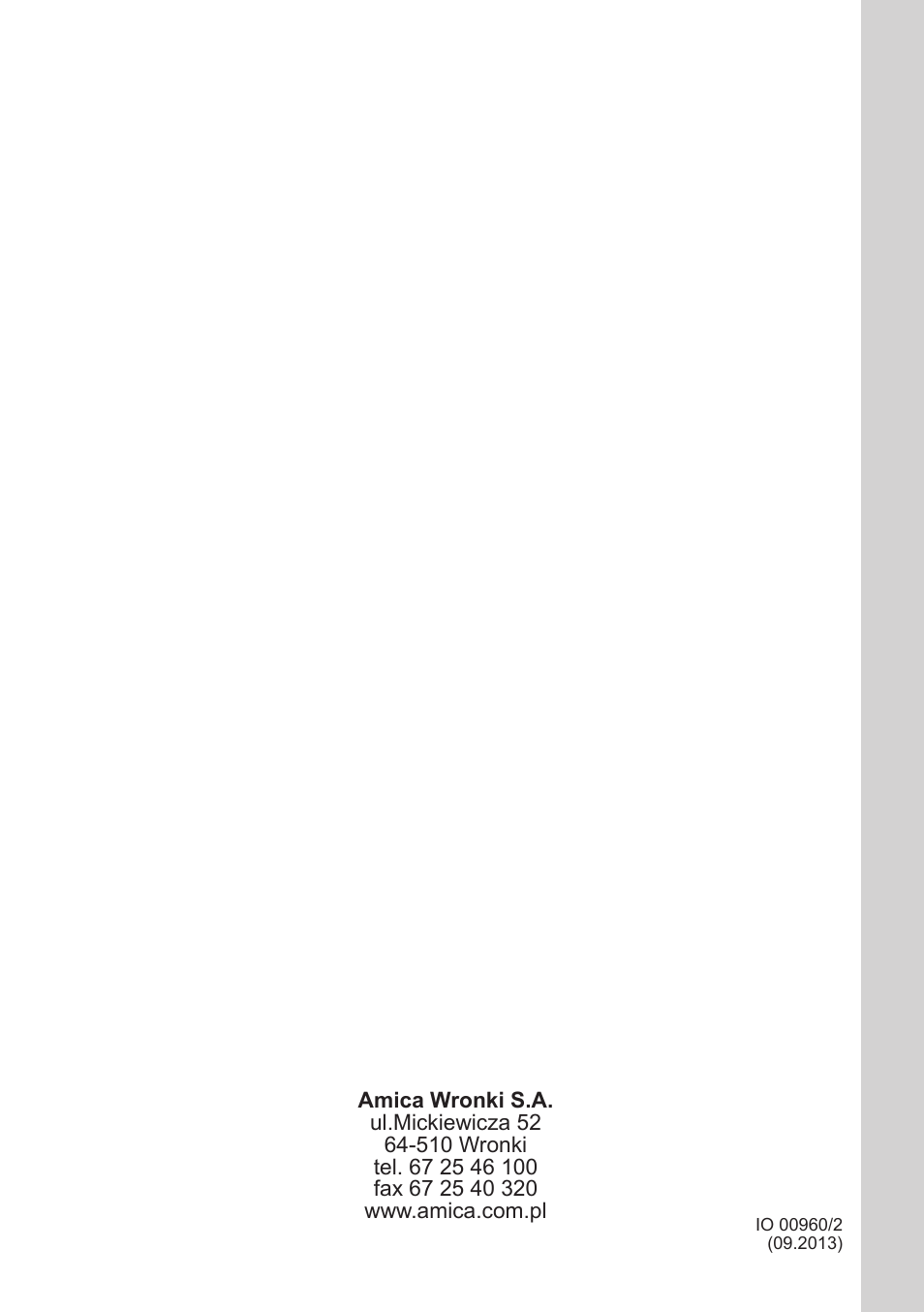AMICA EKGC 16187 DE User Manual | Page 84 / 84